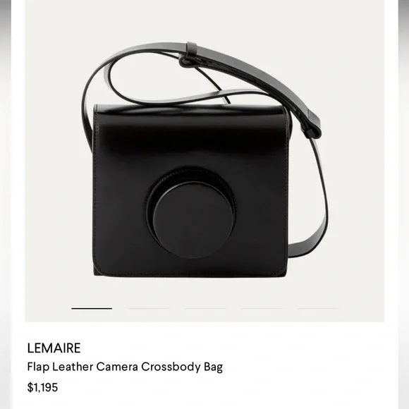 Lemaire camere bag black with dustbag and box in EUC-almost new - Picture 15 of 15